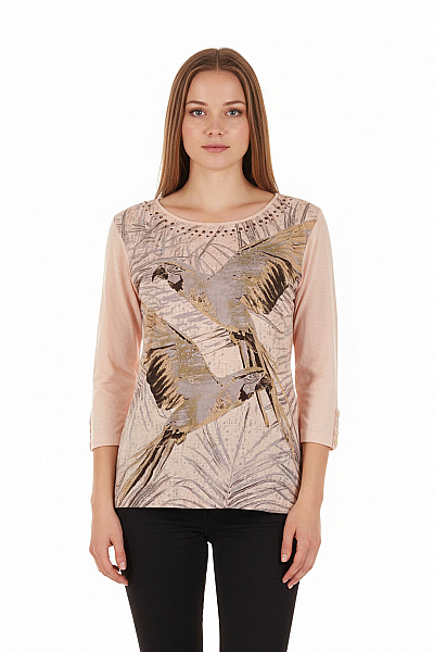 Monnari Dámské Tričko Růžové Second Hand Vel. S