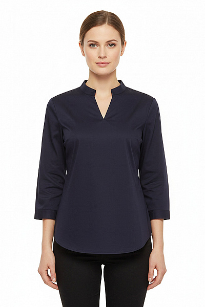 9fashion  Halenka Jednobarevná Modrá Second Hand Vel. S