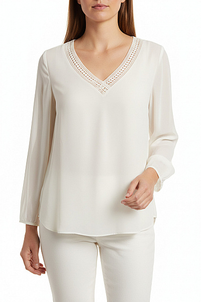 Wallis  Halenka Jednobarevná Bílá Vel. 42