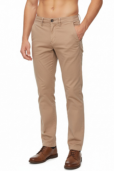 Pepe Jeans Pánské Chino Kalhoty Hnědé