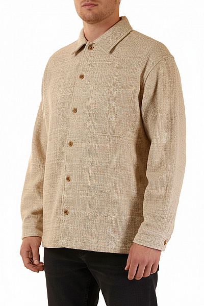 SAMSOE Krátký Pánský Kabát Béžový Second Hand Vel. XXL