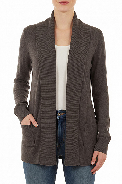 Dámský Svetr Šedý MANGO Second Hand Vel. L