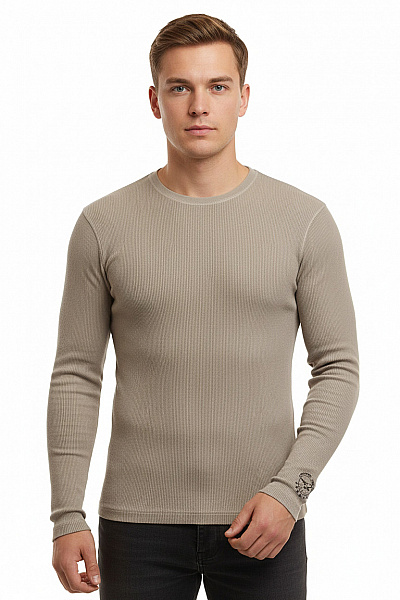 Jednoduché Pánské Tričko Šedé Vel. M