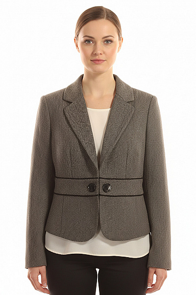 Marks & Spencer Teplé Dámské Sako Černobílé