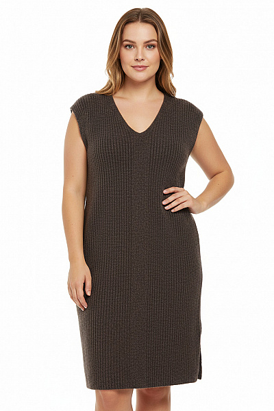  Šaty Pletené Šedé