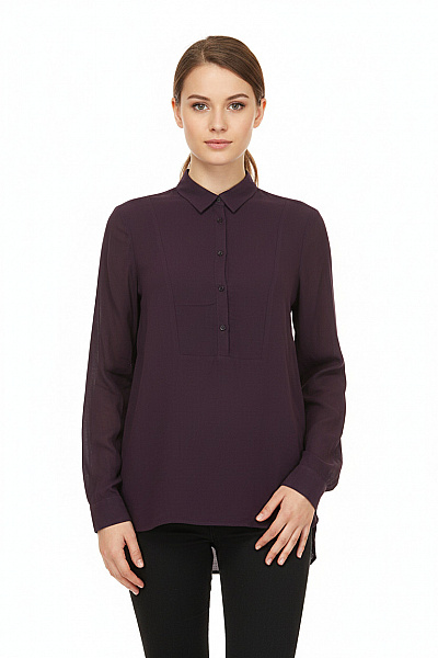  Halenka Jednobarevná Modrá ZARA Second Hand Vel. S