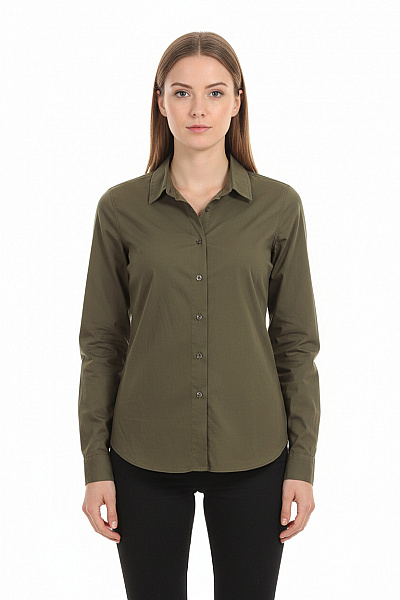 Společenská Dámská Košile Zelená CLOSED Second Hand Vel. XS