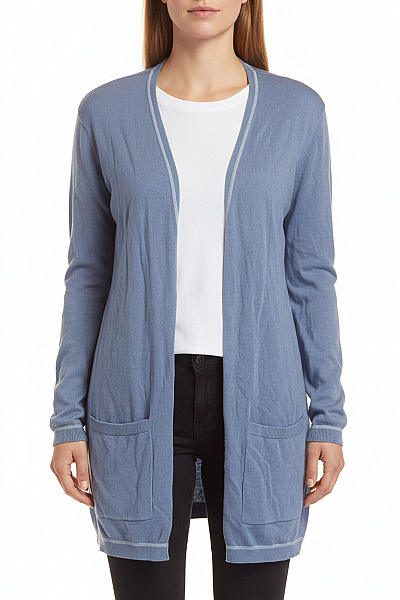 Dámský Svetr Modrý MARC AUREL Second Hand Vel. 36