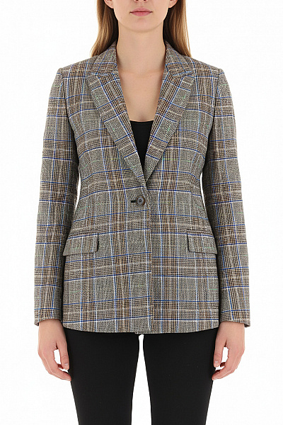 SAMSOE Krátký Dámský Kabát Šedý Vel. XS