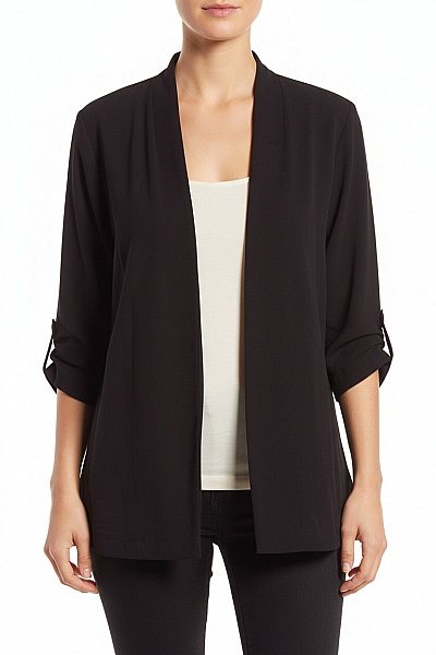 Dámské Sako Černé Second Hand Vel.  36