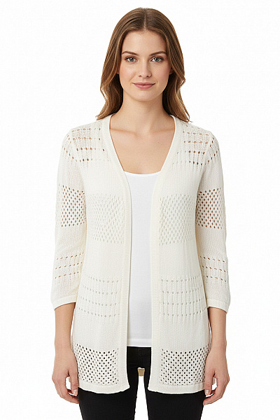 Dámský Svetr Bílý Second Hand Vel. S