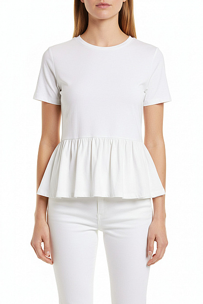 Dámské Tričko Bílé Lascana Vel. 36/38