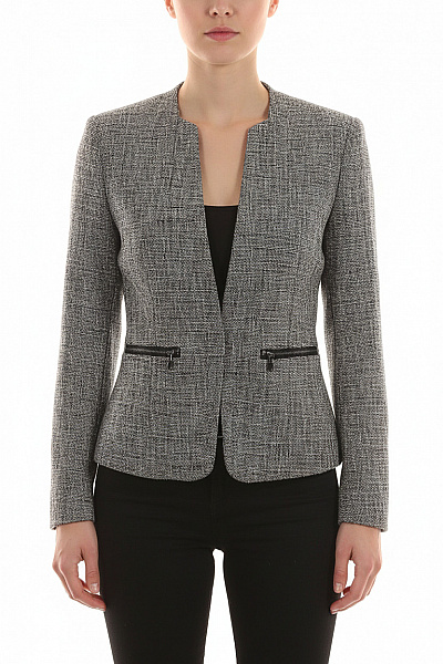 Dámské Sako Černobílý Vel.  38