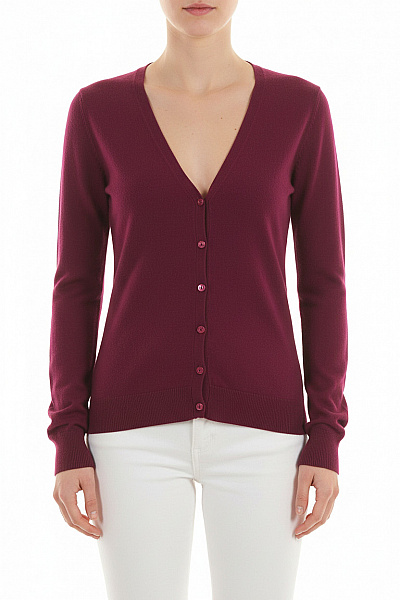 Dámský Cardigan Fialový Vel. M