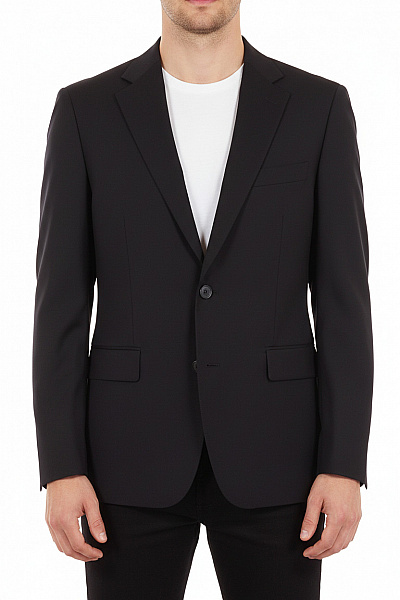 DOUGLAS HAYWARD Společenské Pánské Sako Vlněné Modré Vel. 50