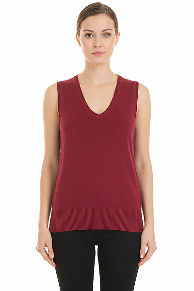 Kratká Dámská Vesta Fialová Orsay