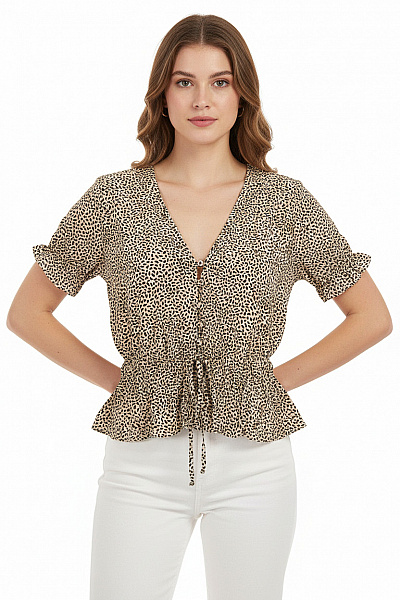 Vzorovaná  Halenka Černobílá Second Hand