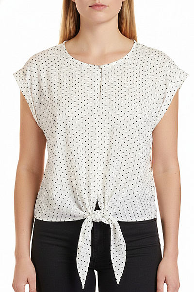 Vzorovaná  Halenka Černobílá YESSICA