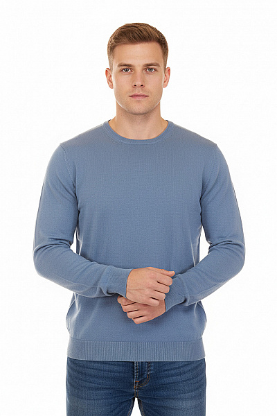 Hugo Boss Pánský Pulovr Modrý Vel. L