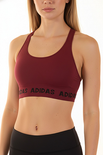 ADIDAS Dámská Sportovní Podprsenka Bezešvá červená Vel. 34/36