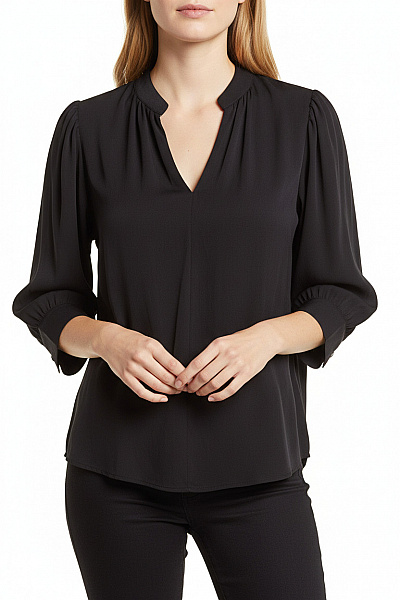  Halenka Jednobarevná Černá Second Hand Vel. XS