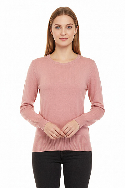 Dámský Pulovr Růžový Vel. XS
