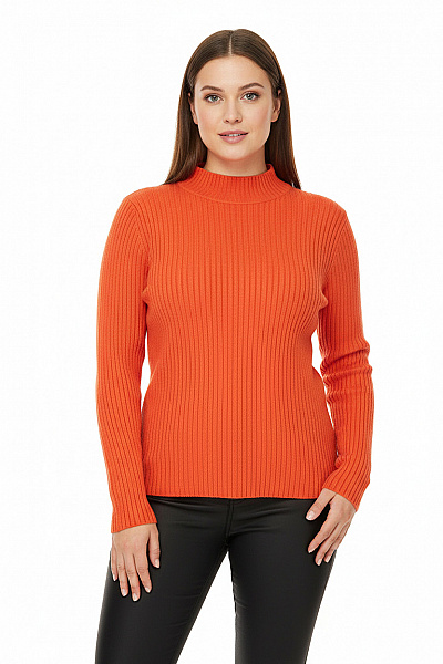 Dámský Svetr Oranžový Vel. XL
