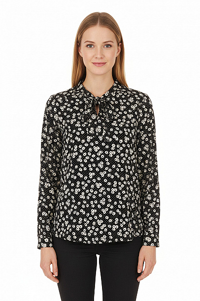 Vzorovaná  Halenka Černobílá Tchibo Vel. 36/38