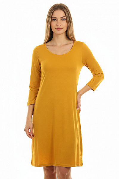 Tričkové  Šaty Žluté F&F Vel. 34