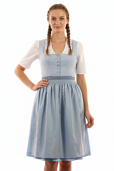 Společenské  Šaty Modré HEIMATLIEBE Vel. 38