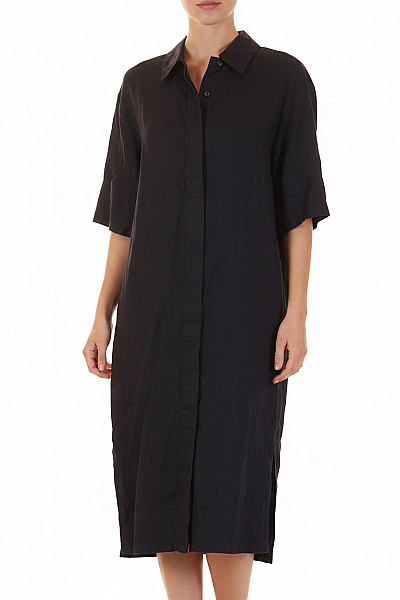 Marc O´Polo Černé Lněné Košilové šaty Oversized Velikost 32