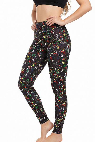 Dámské Legíny Barevné Second Hand Vel. L