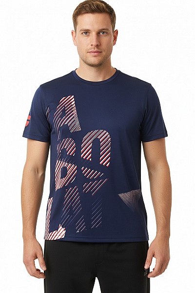 Pánské Tričko Modré Vel. L