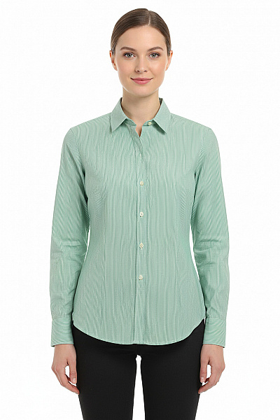 Vzorovaná Dámská Košile Zelená Vel. XS