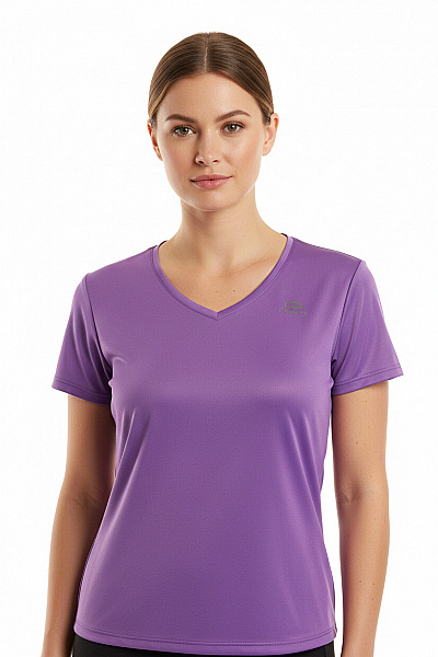 KALENJI Sportovní Dámské Tričko Fialové Vel. 50