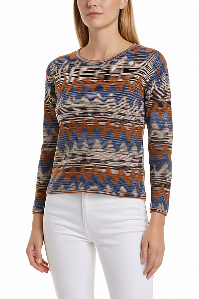 MISSONI  Halenka Pletená Barevná Vel. S