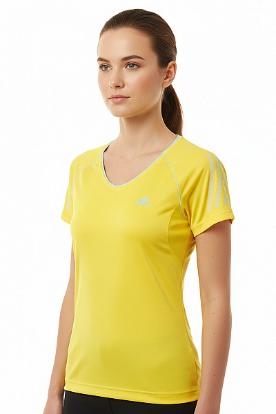 Sportovní Dámské Tričko Žluté ADIDAS