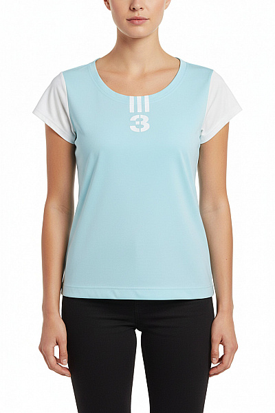 Dámské Tričko Modré ADIDAS Vel. 32/34