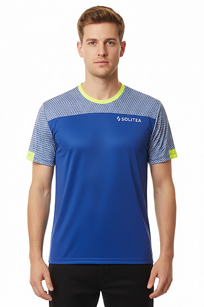 Sportovní Pánské Tričko Modré Solillas Vel. M