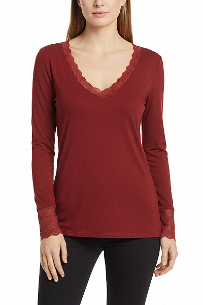 Jednoduché Dámské Tričko Hnědé Intimissimi Second Hand Vel. S