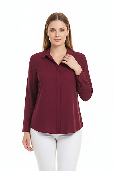 Dámská Košile Fialová Amisu Vel. L