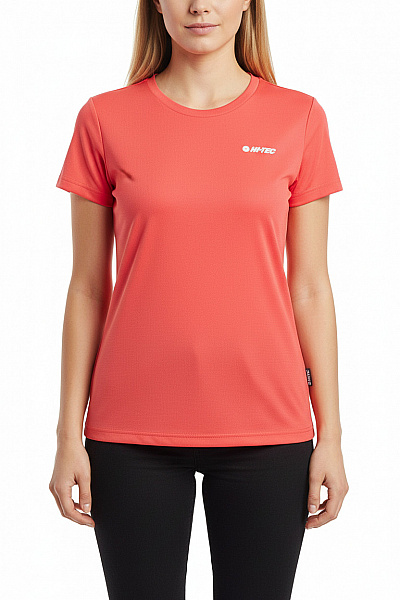 HI-TEC Sportovní Dámské Tričko Červené