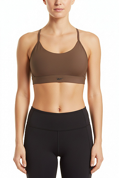 Reebok Dámská Sportovní Podprsenka Hnědá Vel. L