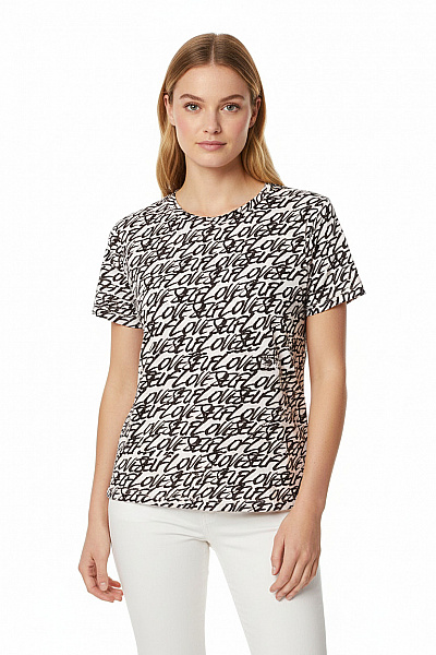 Dámské Tričko Černobílé