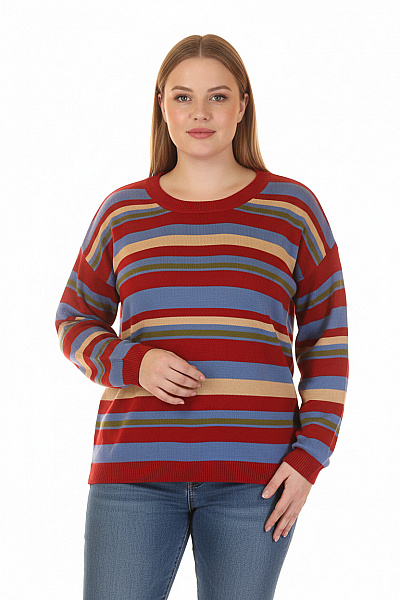 RAINBOW Dámský Pulovr Barevný Vel. 44/46