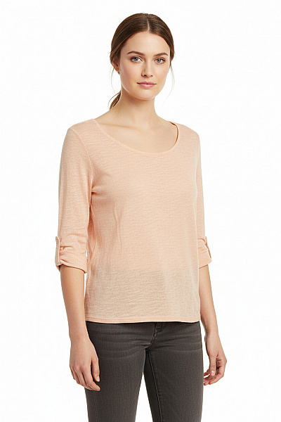  Halenka Pletená Růžová ONLY Vel. S