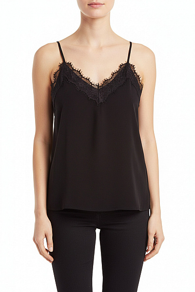 Dámské Tílko Černé Amisu Second Hand Vel. S