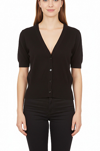 ATMOSPHERE  Halenka Pletená Černá Second Hand Vel. 36