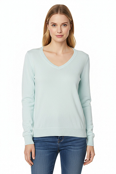 Dámský Pulovr Modrý Vel. S