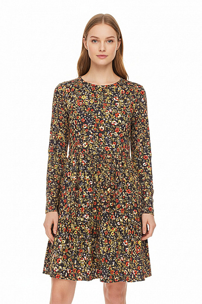  Šaty S Květinovým Potiskem Barevné RAINBOW Vel. 32-34